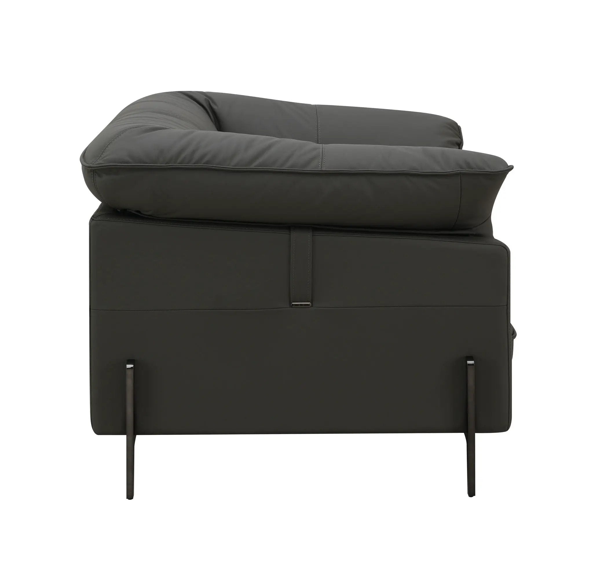 Tadi - Top Grain Leather Chair - Black by Unique Piece Furniture