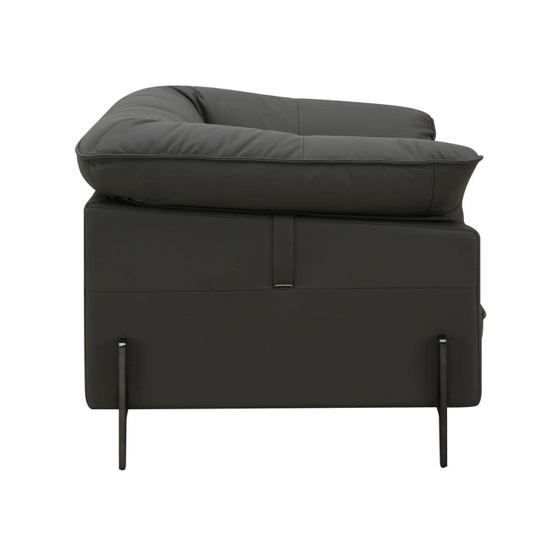 Tadi - Top Grain Leather Chair - Black by Unique Piece Furniture