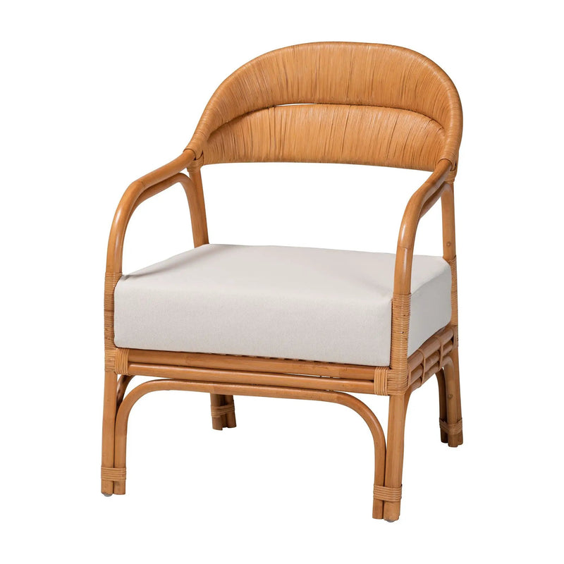 Honey Rattan Accent Chair by HouseOfZazla