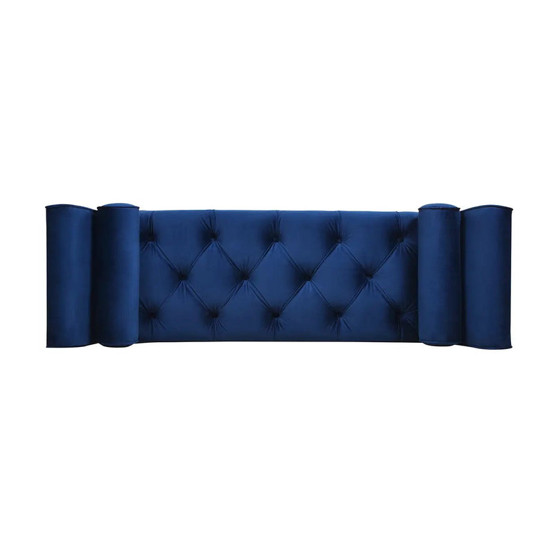 Alma - Tufted Flared Arm Entryway Bench by HouseOfZazla