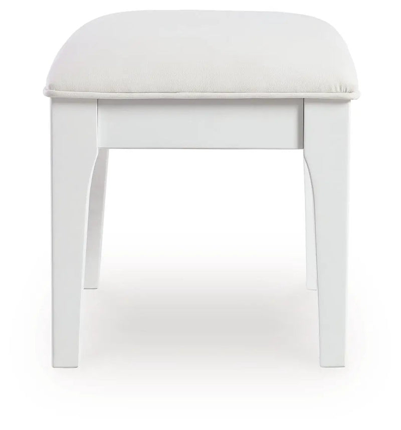 Chalanna - Vanity Stool - White by Unique Piece Furniture
