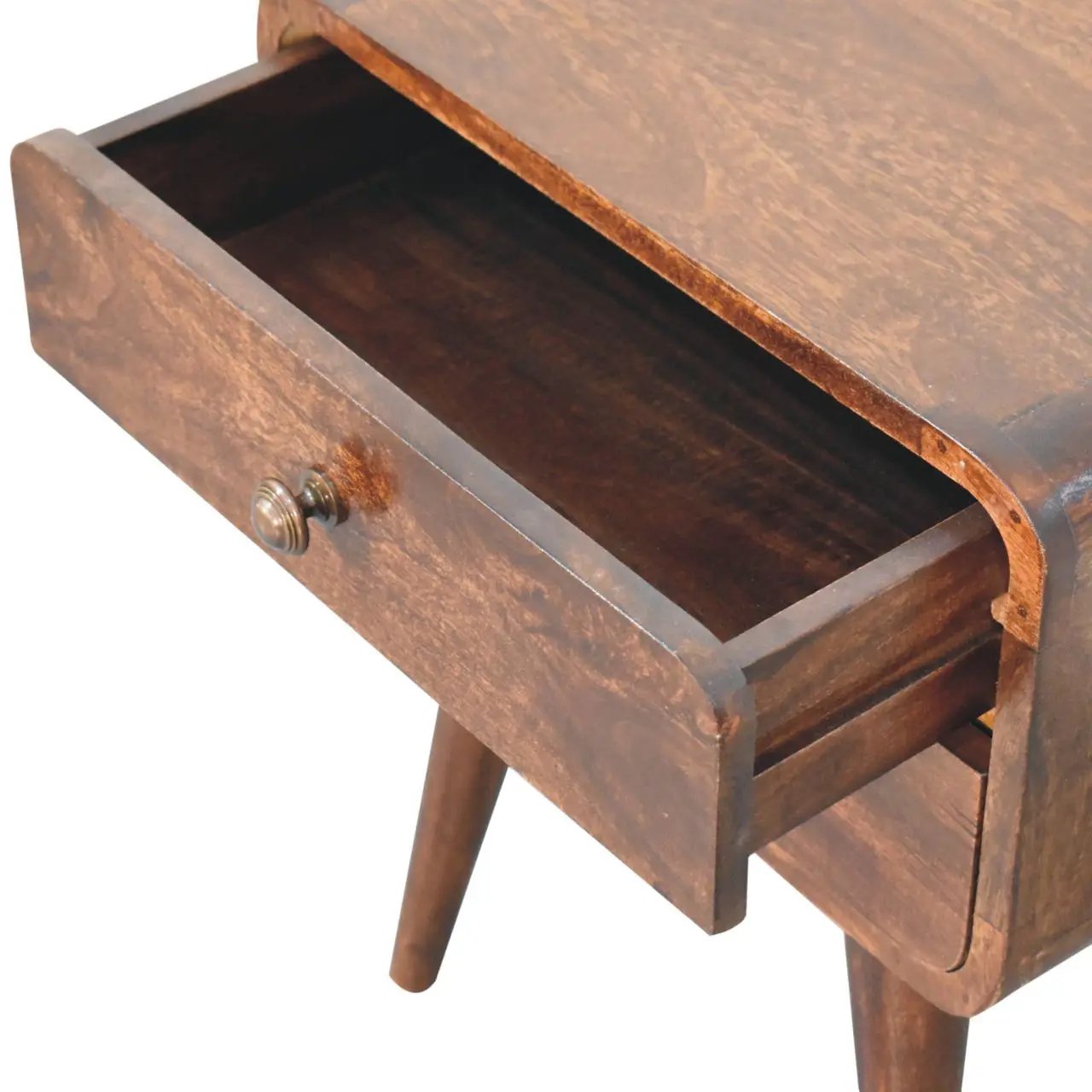 Curved Nightstand, by Unique Piece Furniture