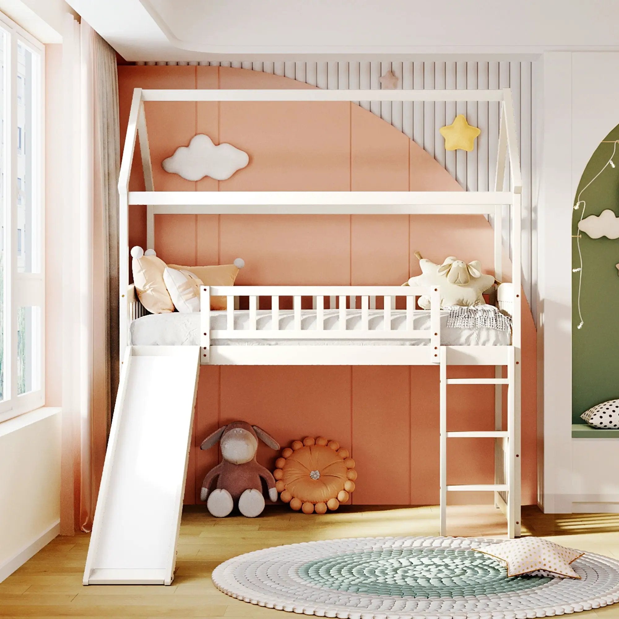 Loft Bed With Slide by Unique Piece Furniture
