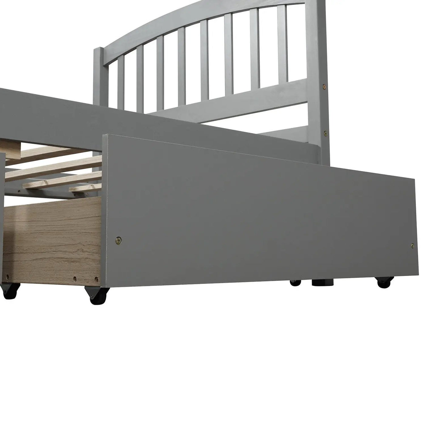 Platform Storage Bed Wood Bed Frame With Two Drawers And Headboard by Unique Piece Furniture