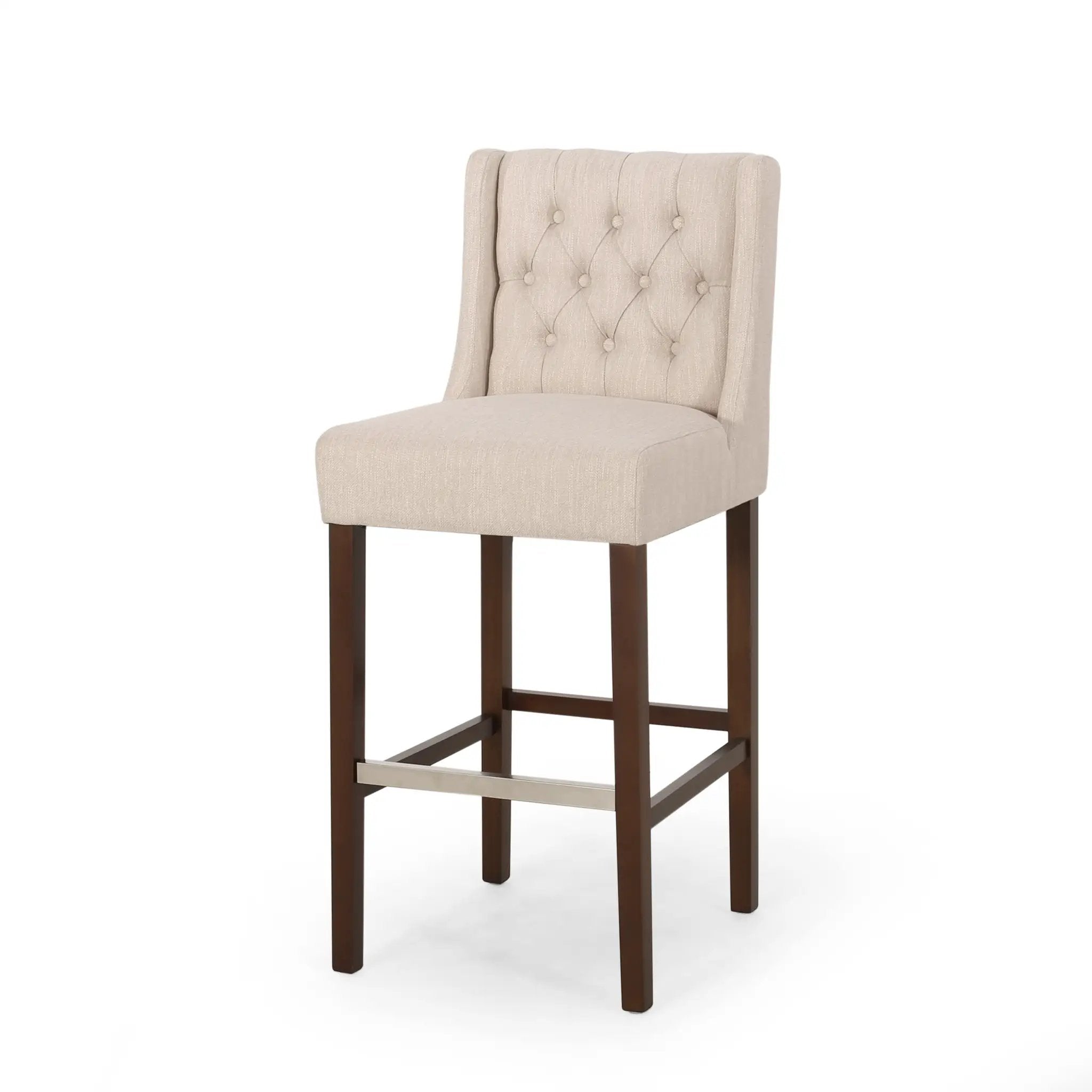 Modern Minimalist Metal Leg Bar Stool by HouseOfZazla