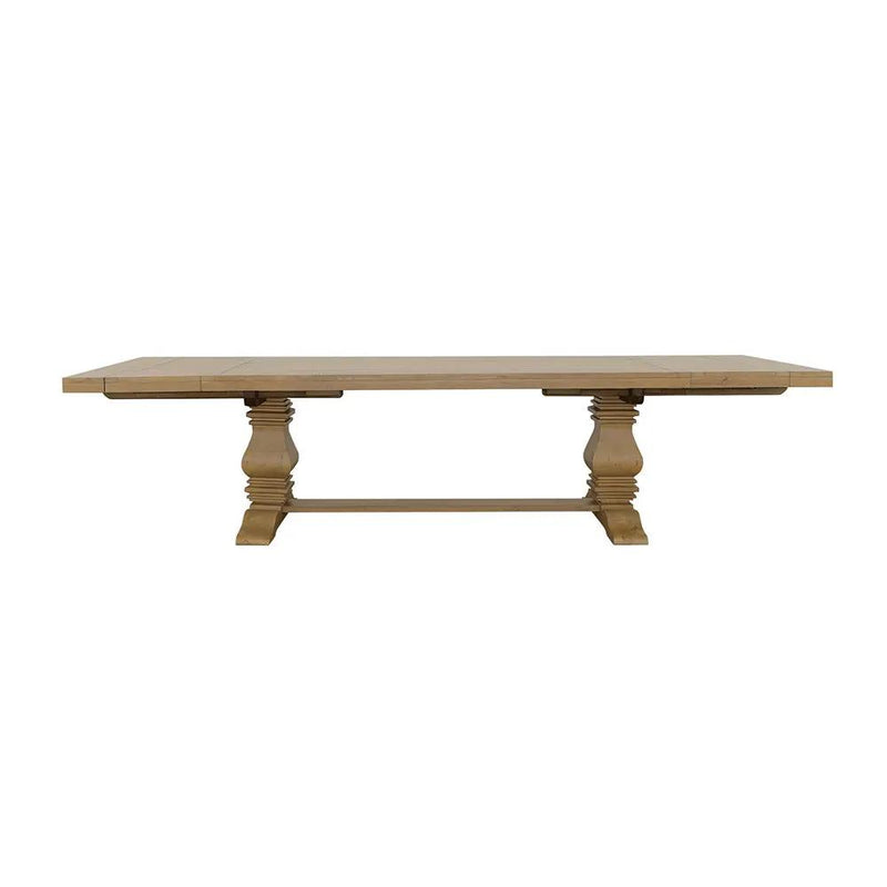 Florence 126-inch Extension Dining Table Rustic Honey by Unique Piece Furniture