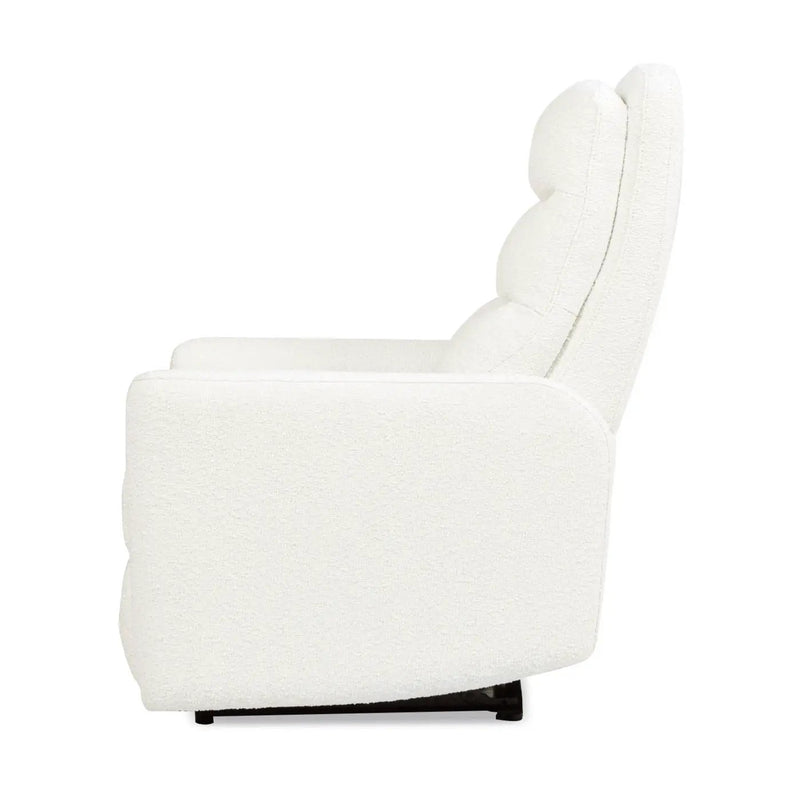 Bloomy - High Back Power Recliner Motion Chair - Chiffon White by Unique Piece Furniture