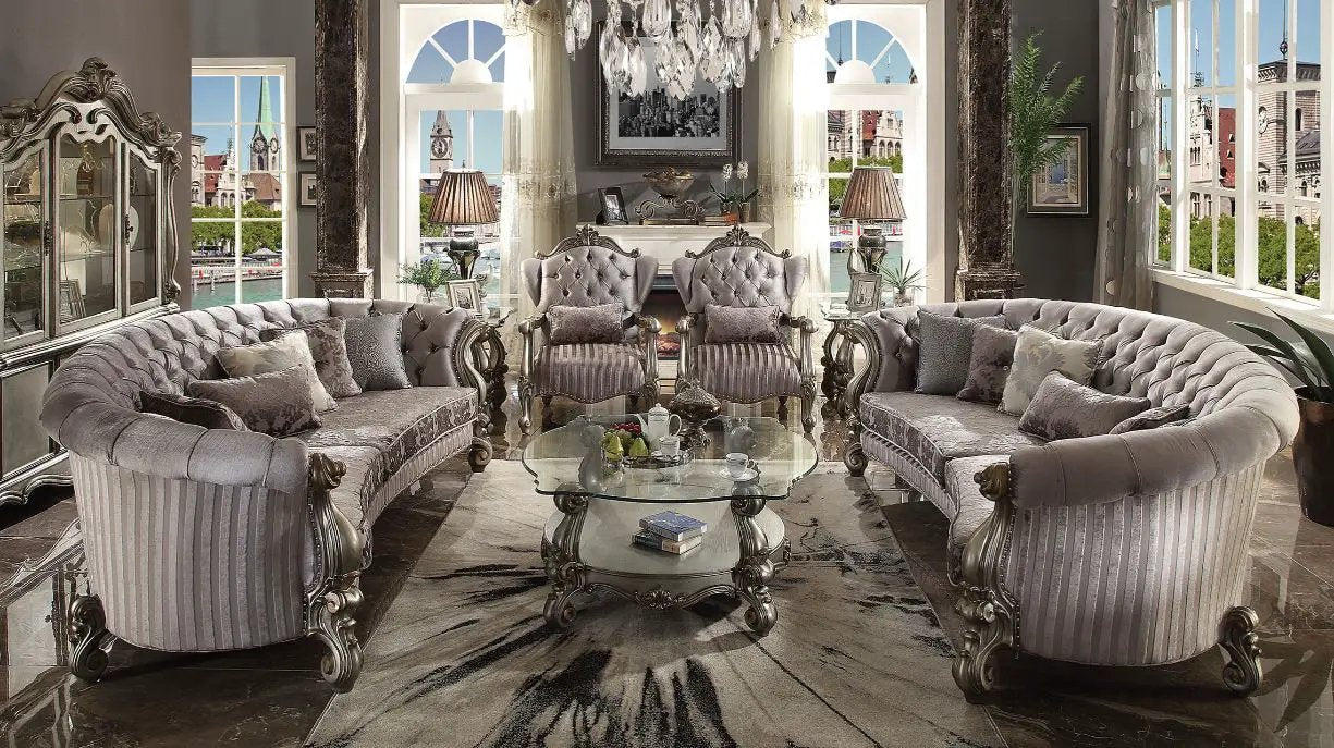 Versailles - Sofa (w/5 Pillows) by Unique Piece Furniture