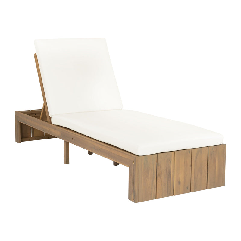 Adjustable Outdoor Chaise Lounge Patio Recliner With Removable Cushion by HouseOfZazla