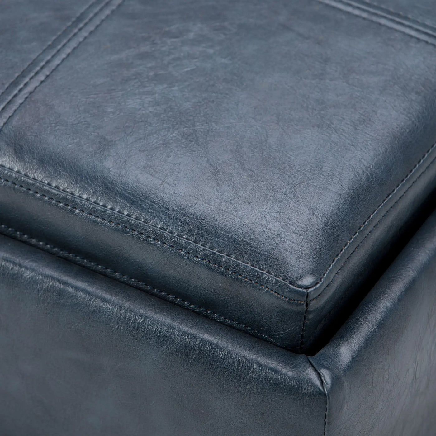 Rockwood - Upholstered Cube Storage Ottoman With Tray by Unique Piece Furniture