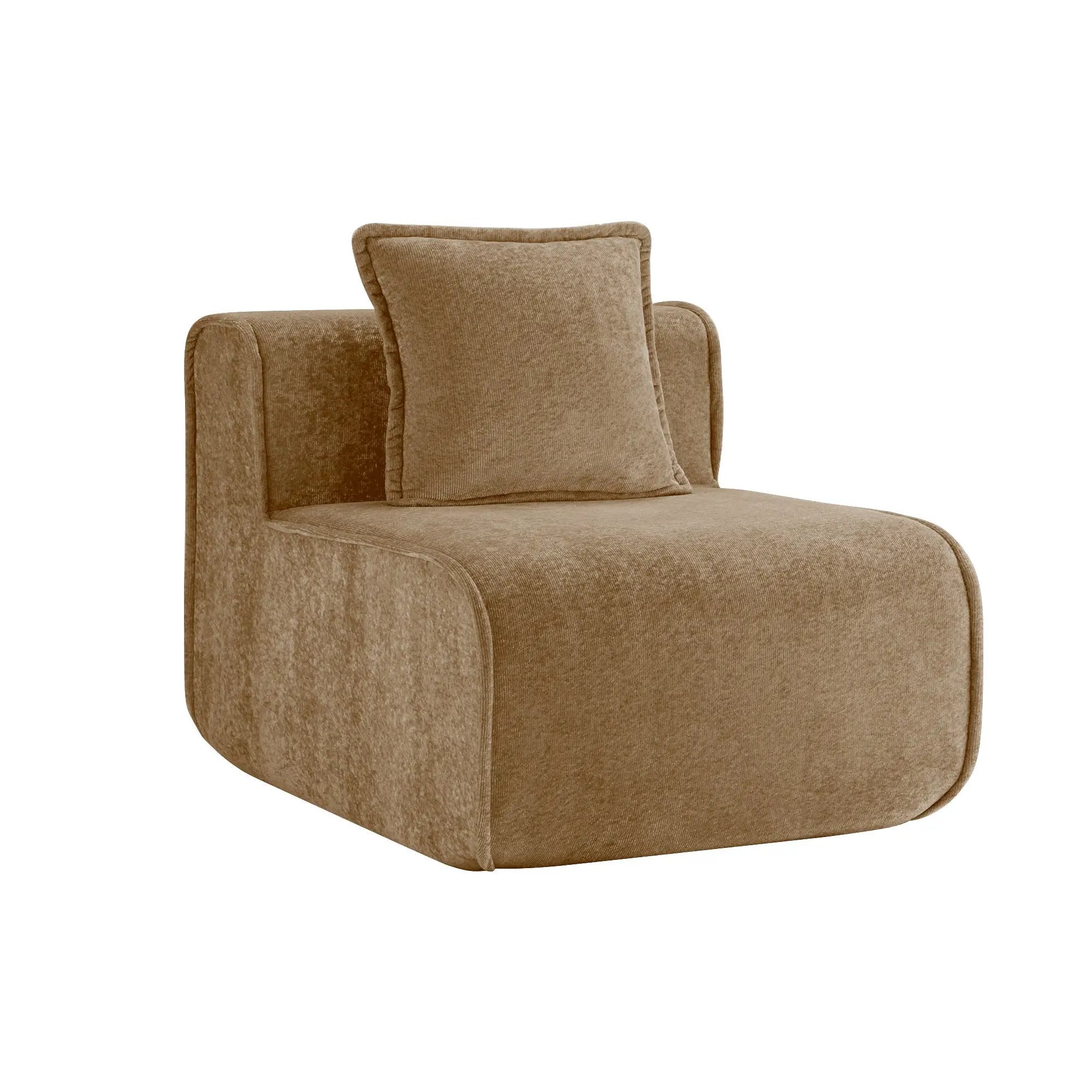 Armless Sofa Velvet by HouseOfZazla