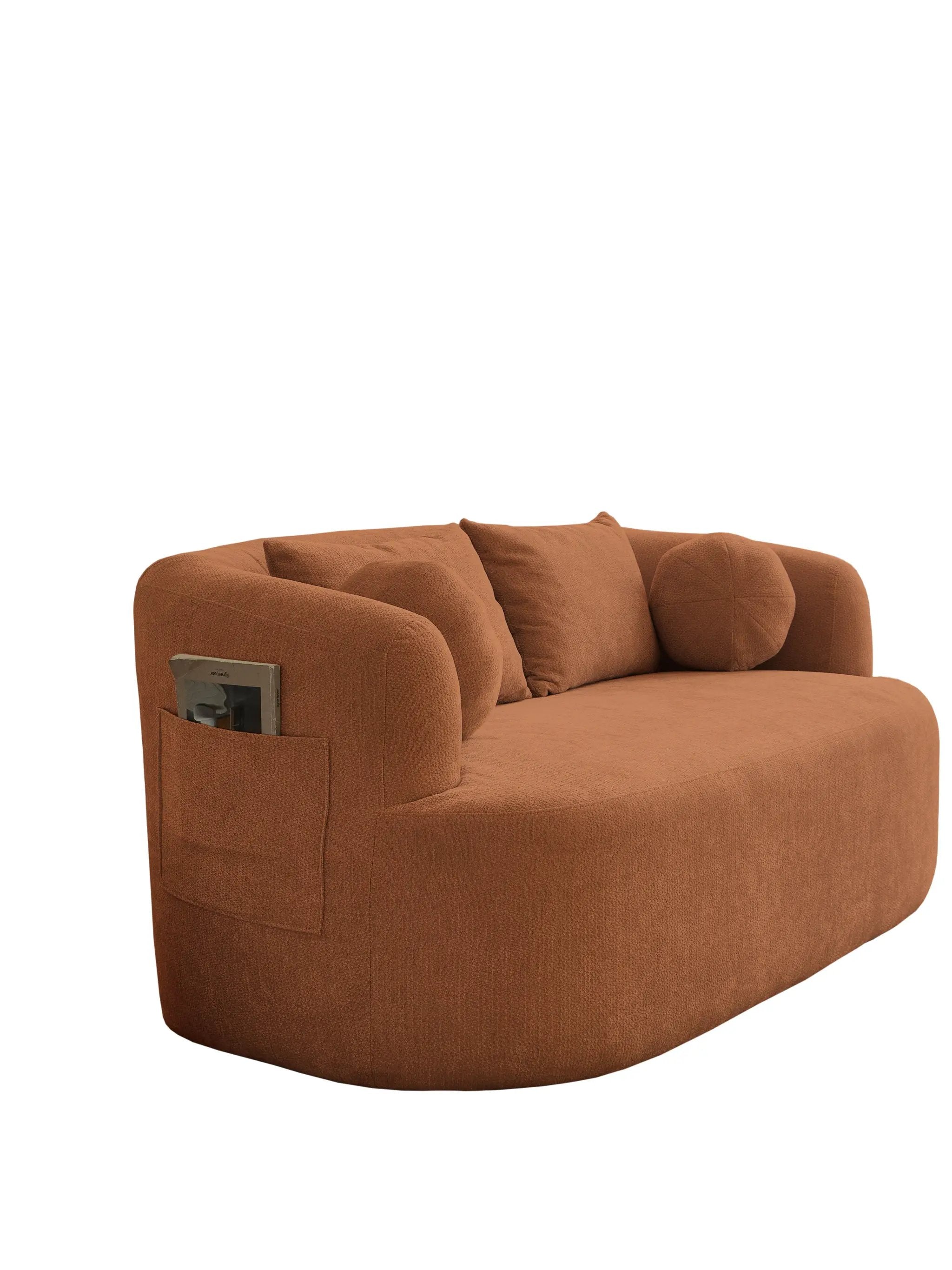 Sofa-in-a-Box, Memory Foam 2-Seater Couch by HouseOfZazla