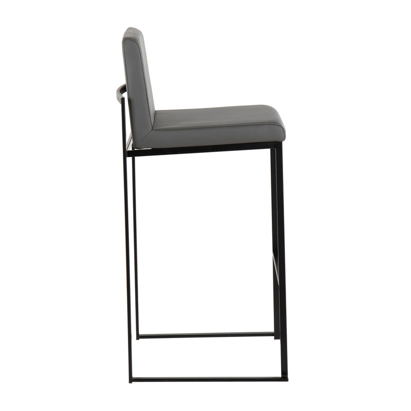 Fuji - Contemporary High Back Barstool Elegant Design by HouseOfZazla