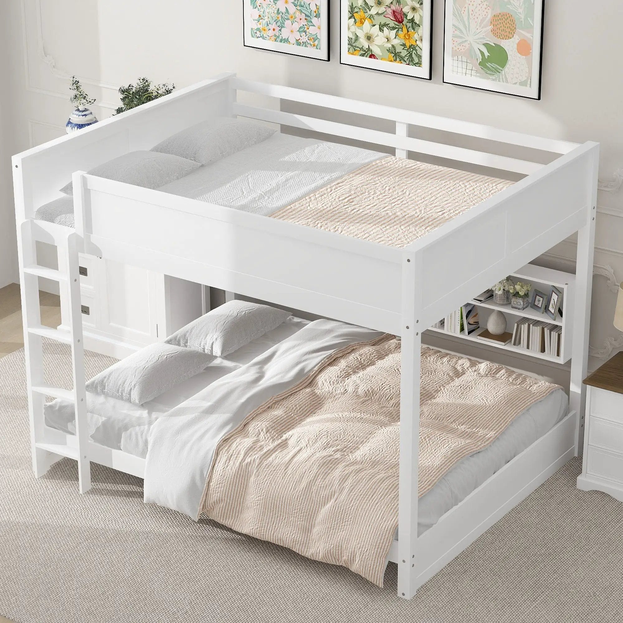 Bunk Bed With Storage Cabinets And USB Ports by Unique Piece Furniture