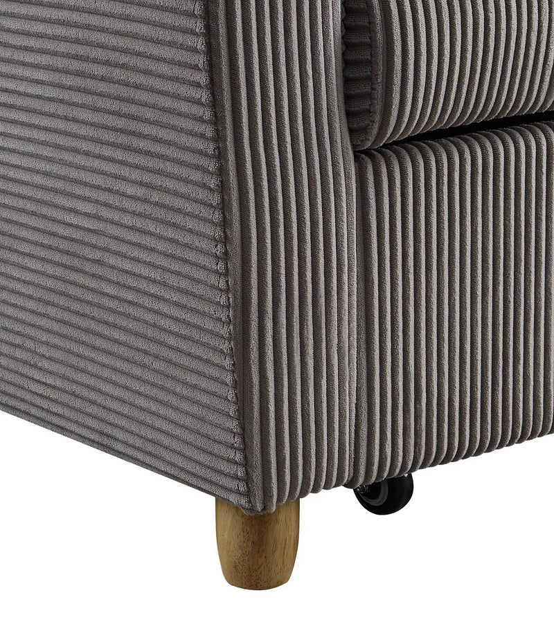 Justine - Convertible Sleeper Loveseat - Brown by Unique Piece Furniture
