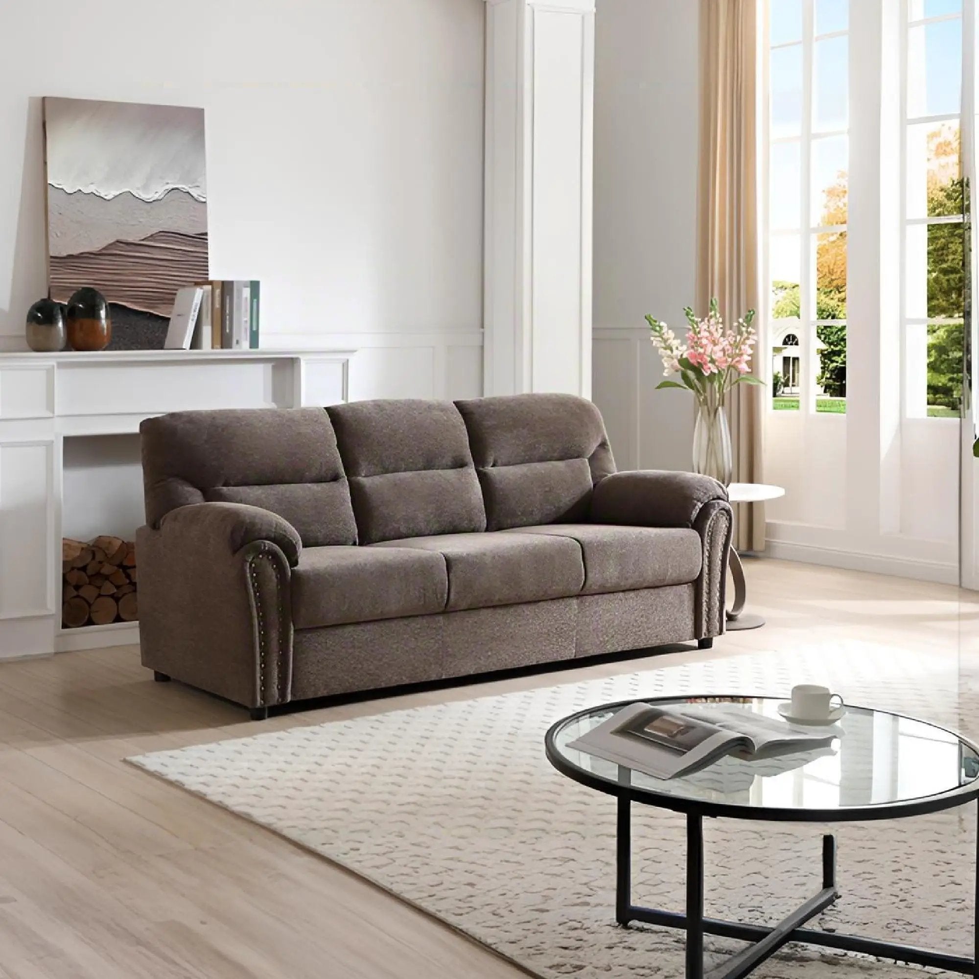 Hamilton - Sofa With Nailhead Trim by HouseOfZazla