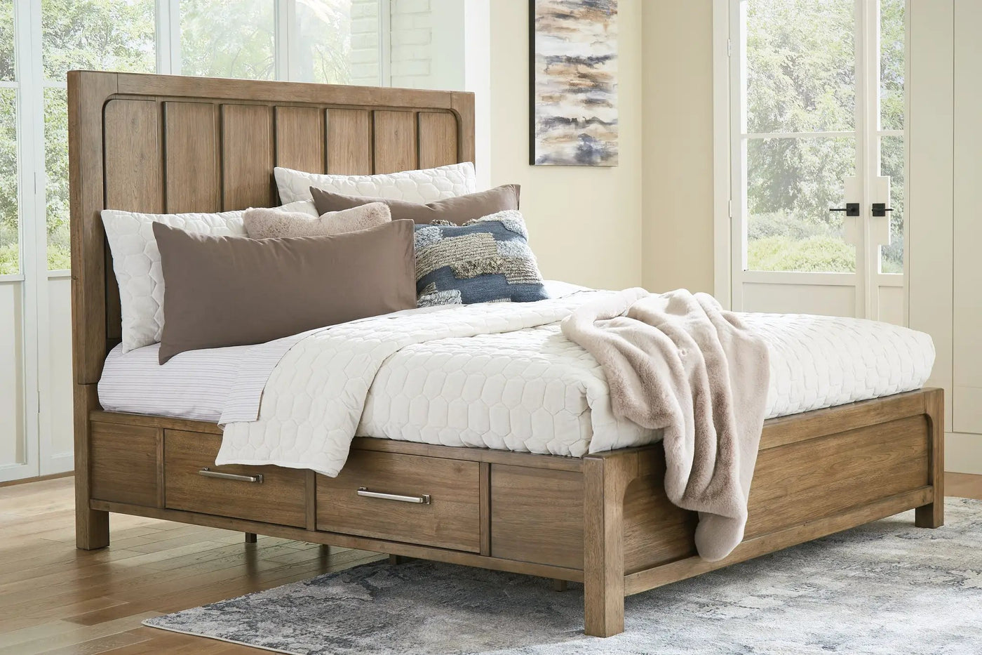 Cabalynn - Panel Bed With Storage by Unique Piece Furniture