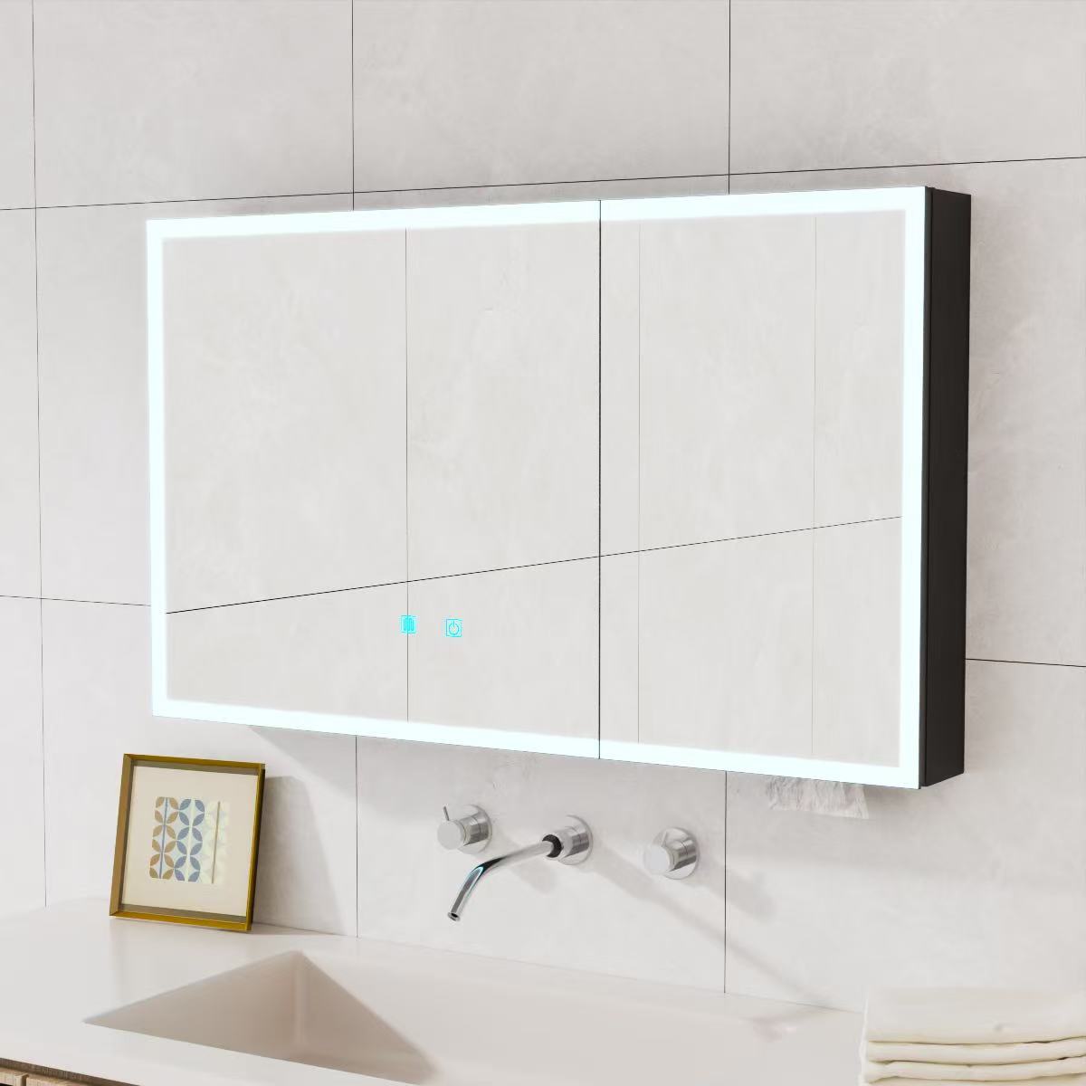 LED Bathroom Medicine Cabinet with Single-Color by HouseOfZazla