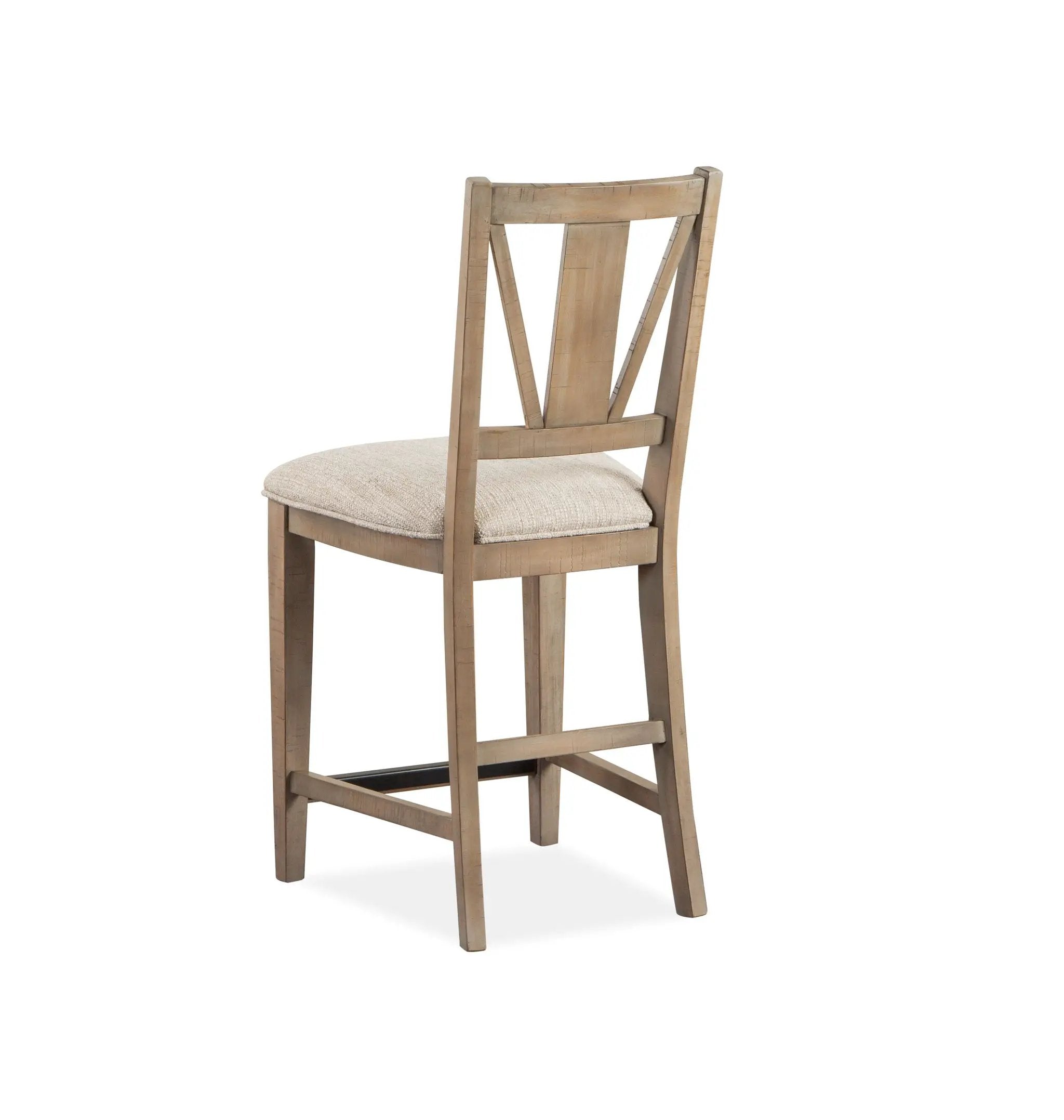 Paxton Place - Counter Chair With Upholstered Seat (Set of 2) - Dovetail Gray by Unique Piece Furniture