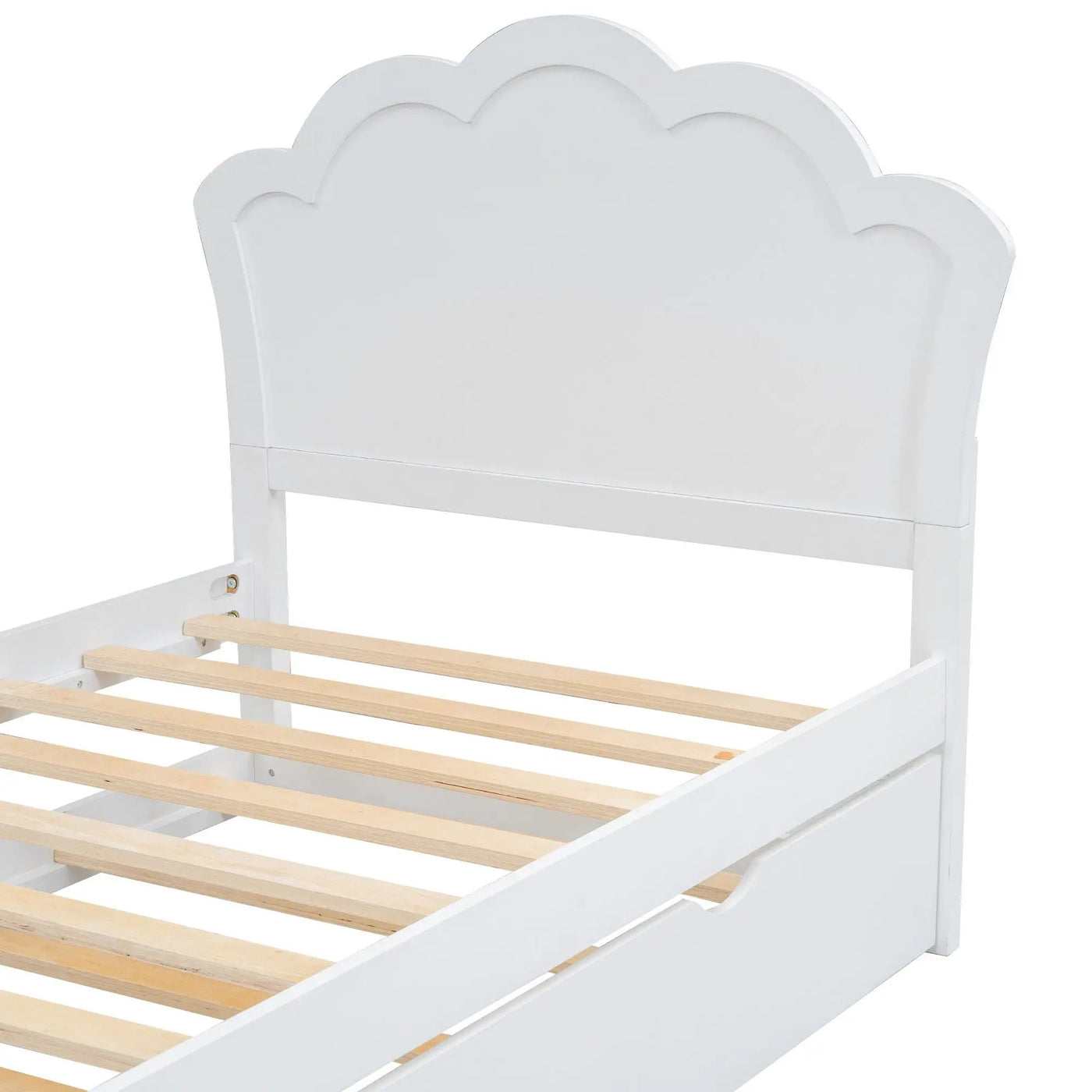 Platform Bed With Headboard And Trundle by HouseOfZazla