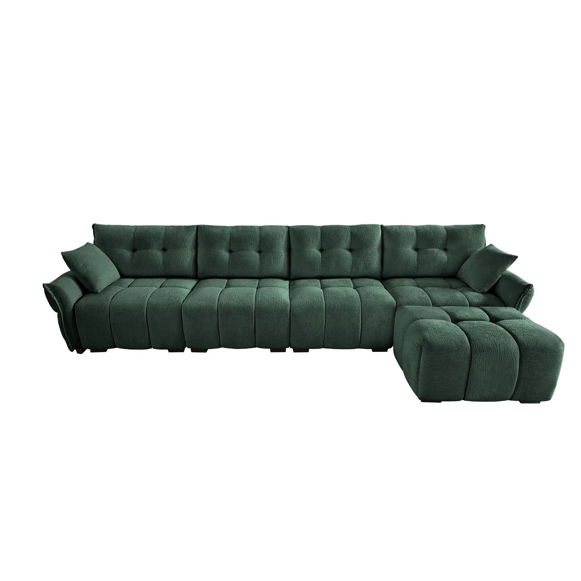 Modular 4-Seater Sofa With Ottoman by HouseOfZazla