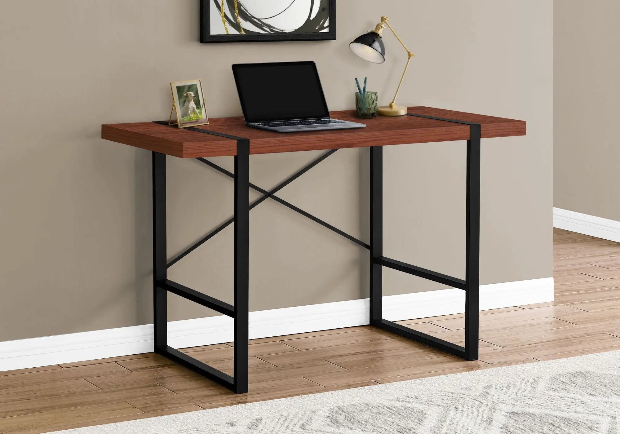 Industrial Design Computer Desk For Home Office, Laptop by Unique Piece Furniture