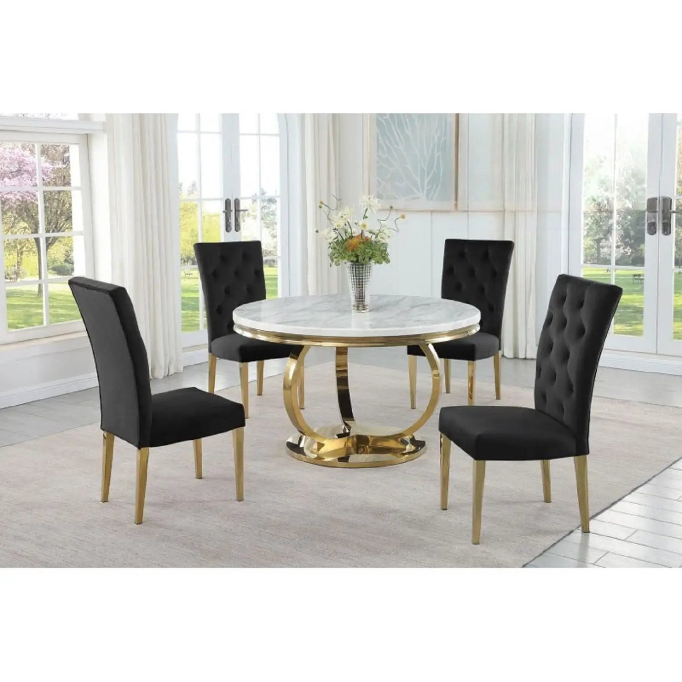 Modern Design Upholstered Dining Chair (Set of 2) by Unique Piece Furniture