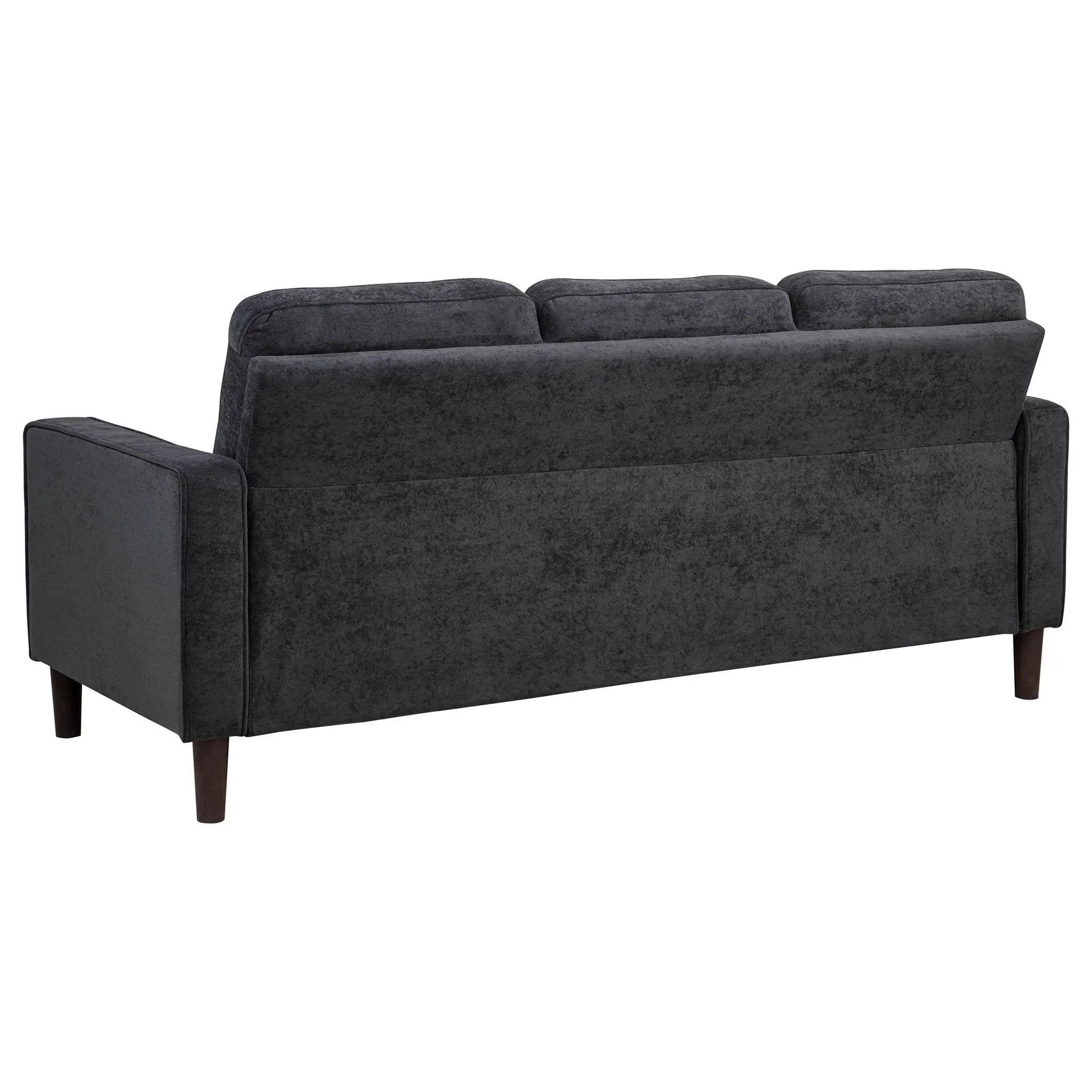 Bowen II 3-piece Upholstered Track Arm Sofa Set Steel Grey by Unique Piece Furniture