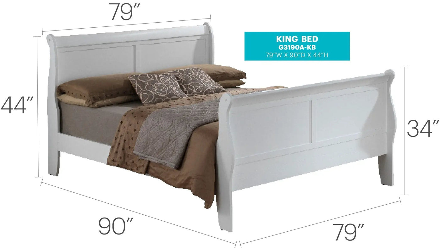 Panel Sleigh Bed by HouseOfZazla