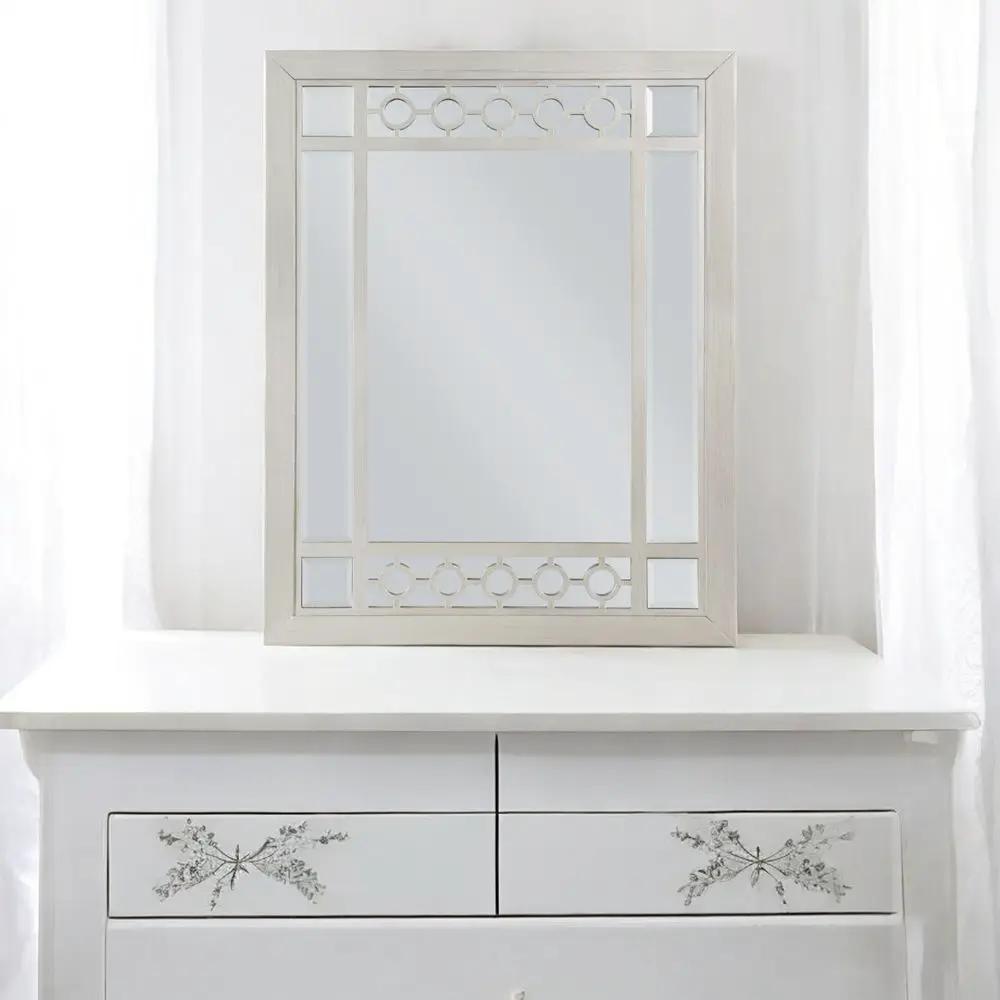 Varian - Mirror - Silver & Mirrored by Unique Piece Furniture