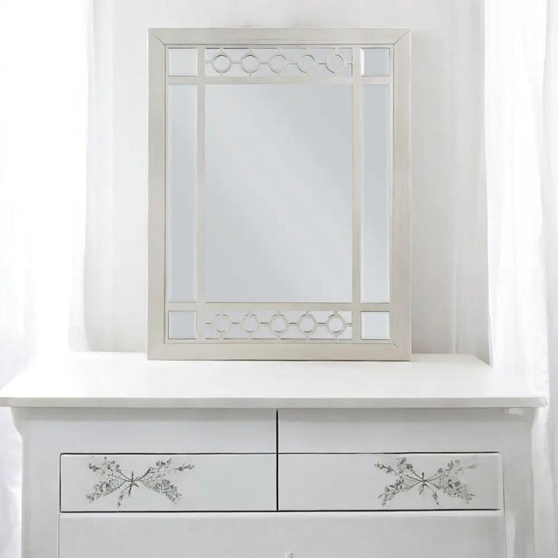 Varian - Mirror - Silver & Mirrored by Unique Piece Furniture