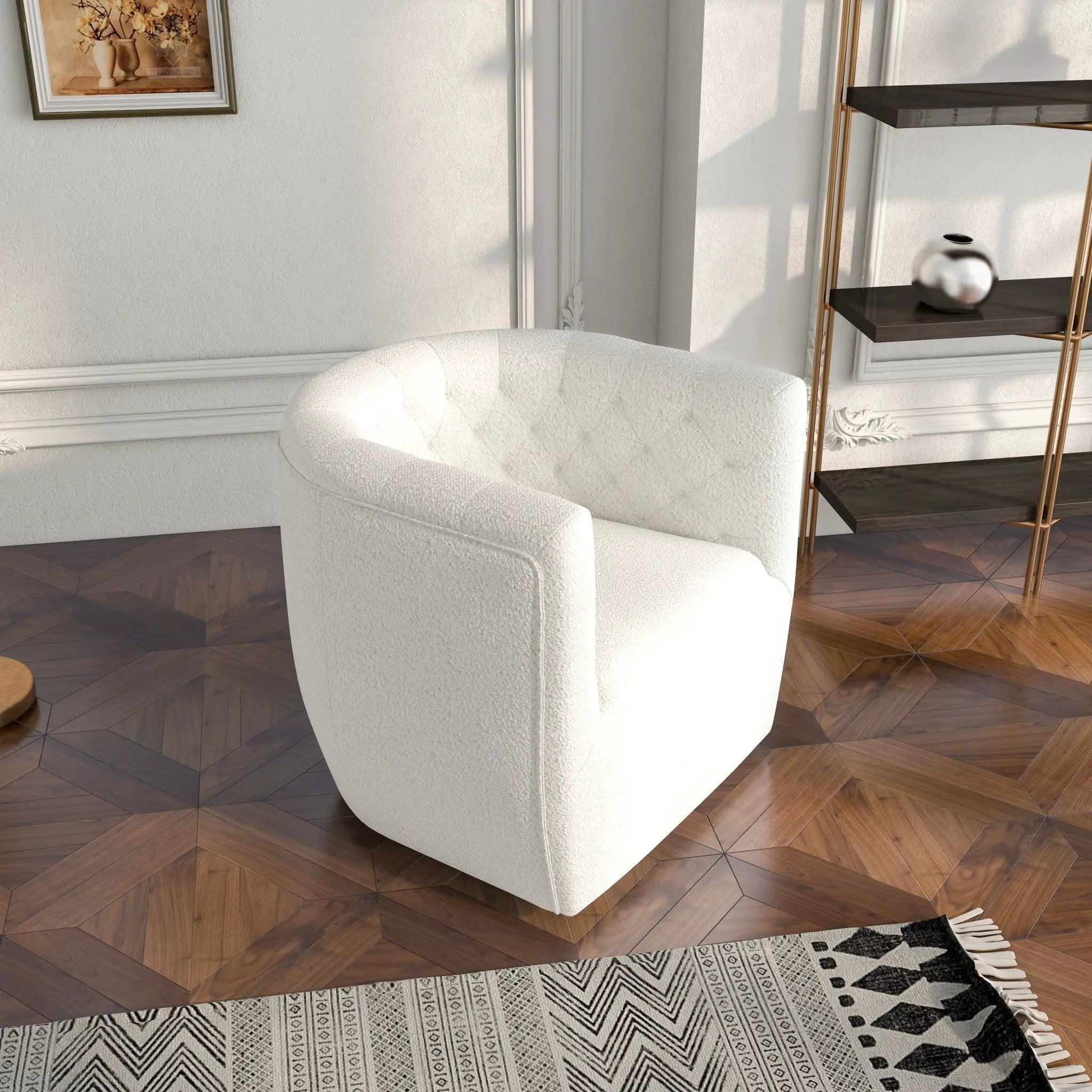 Delaney - Ergonomic Design Swivel Chair by Unique Piece Furniture