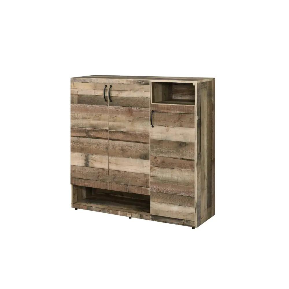 Howia - Shoe Cabinet - Rustic Gray Oak by Unique Piece Furniture