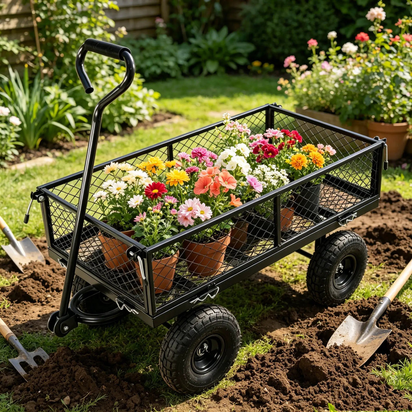 Wagon Cart Garden Cart Trucks Make It Easier to Transport Firewood by HouseOfZazla