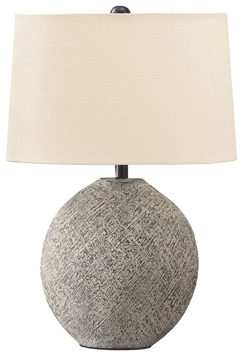 Harif - Paper Table Lamp - Beige by Unique Piece Furniture
