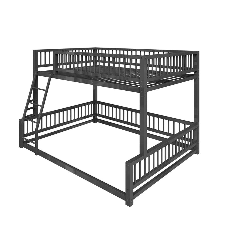 Bunk Bed With Ladder And Safety Guardrails by HouseOfZazla