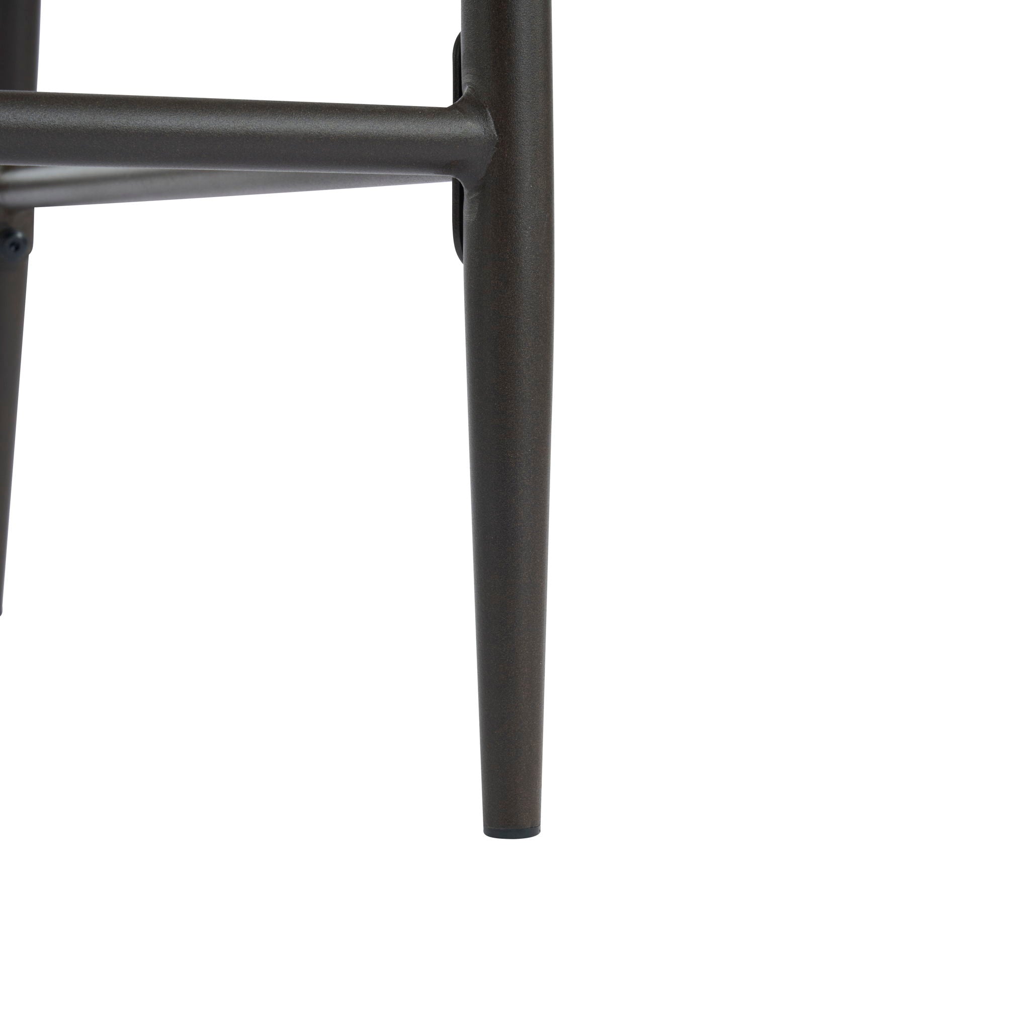 Mid Century Modern Counter Stool Set With Iron Frame by HouseOfZazla