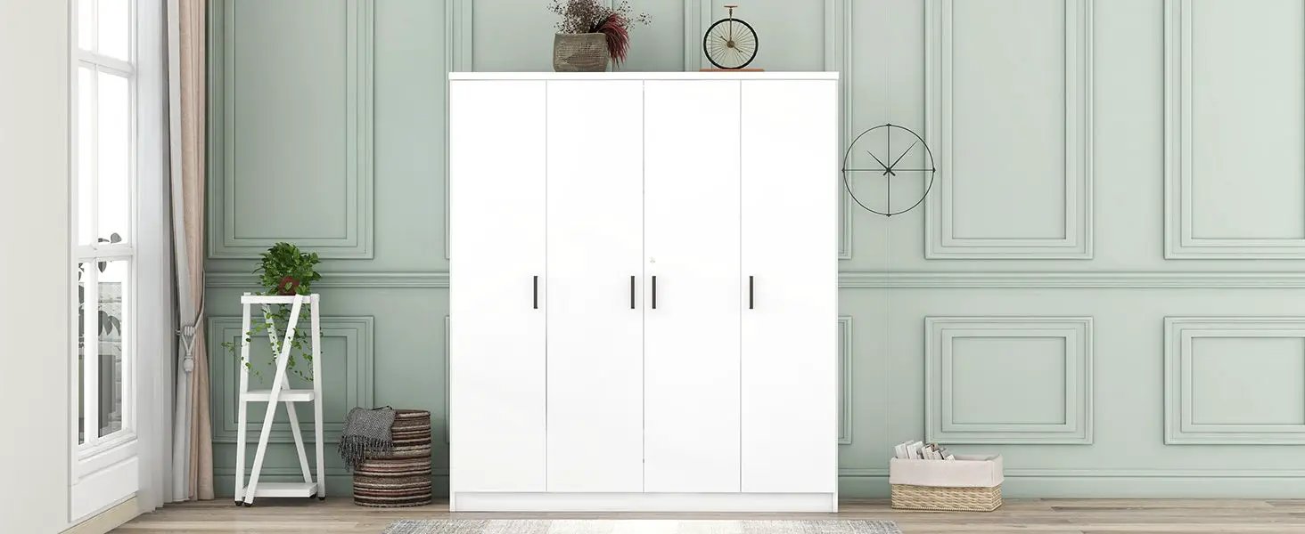 4 Door Wardrobe With 1 Drawer by HouseOfZazla