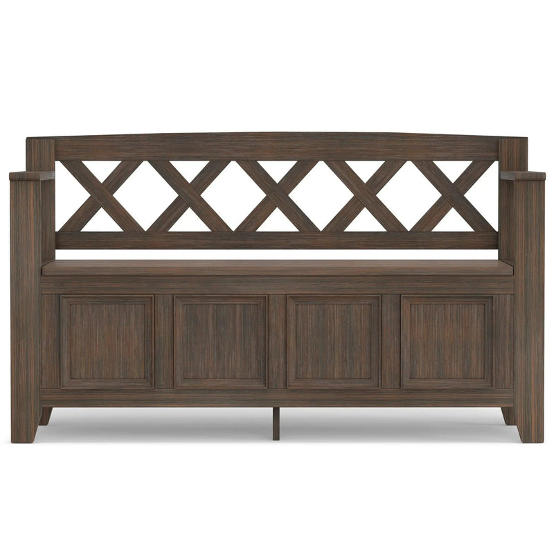 Amherst - Handcrafted Entryway Storage Bench by Unique Piece Furniture