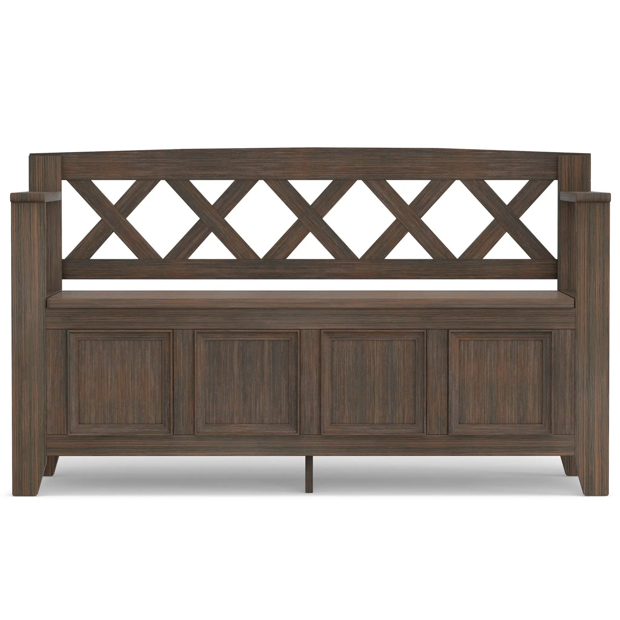 Amherst - Handcrafted Entryway Storage Bench by Unique Piece Furniture
