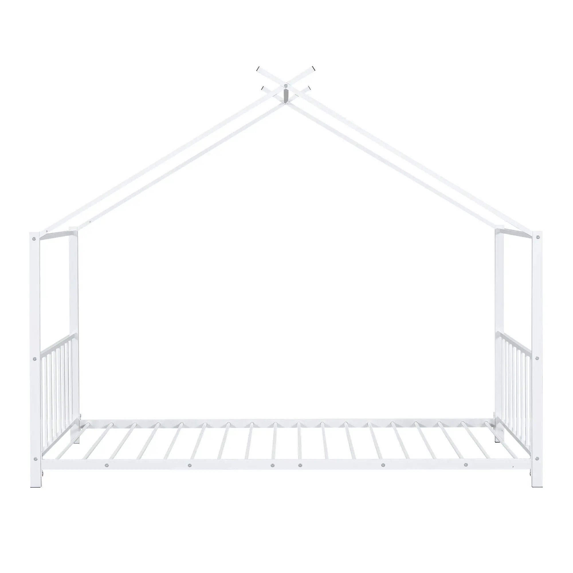 Metal House Platform Bed With Modern Design And Durable Frame by Unique Piece Furniture