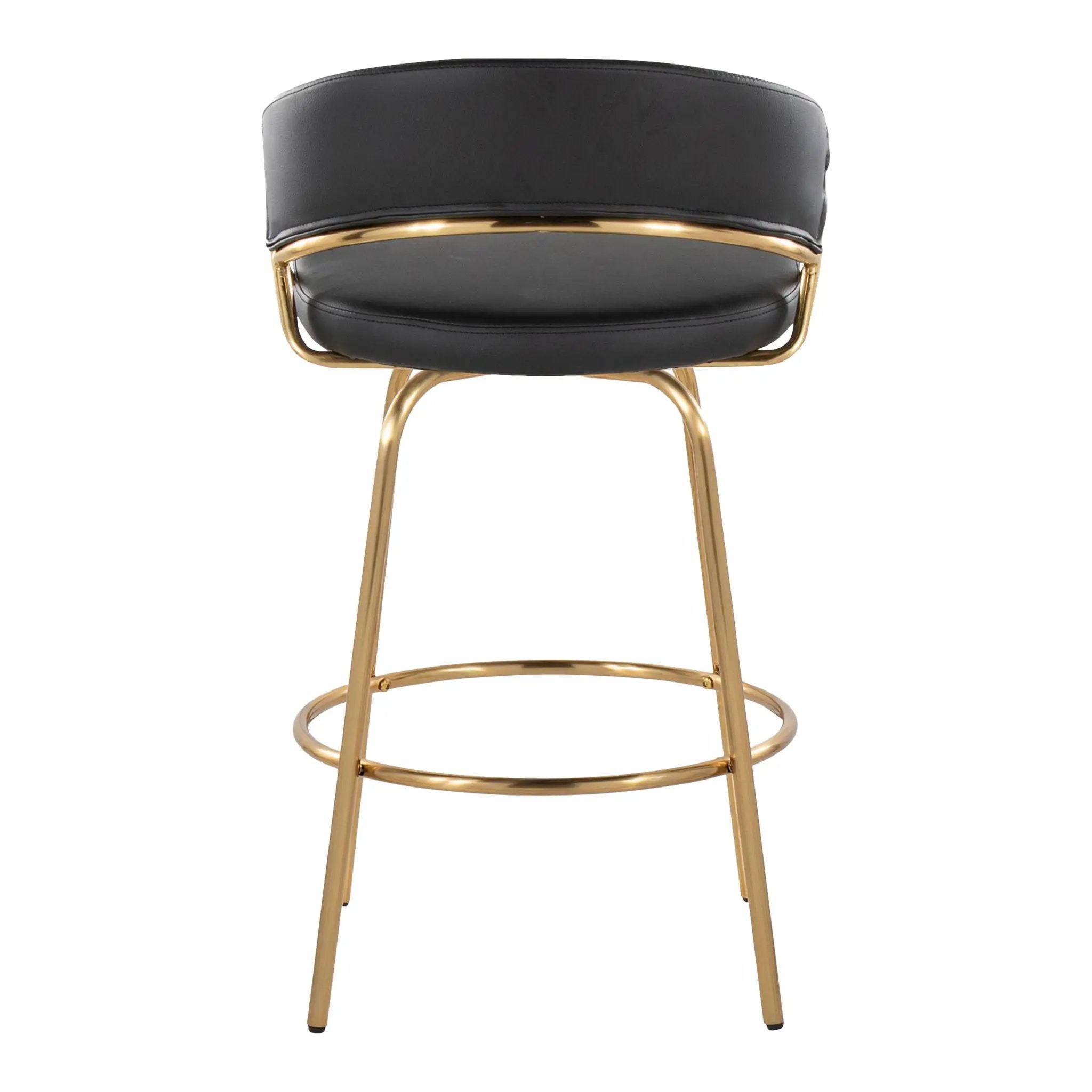 Jie - Glam Fixed Height Counter Stool (Set of 2) by HouseOfZazla