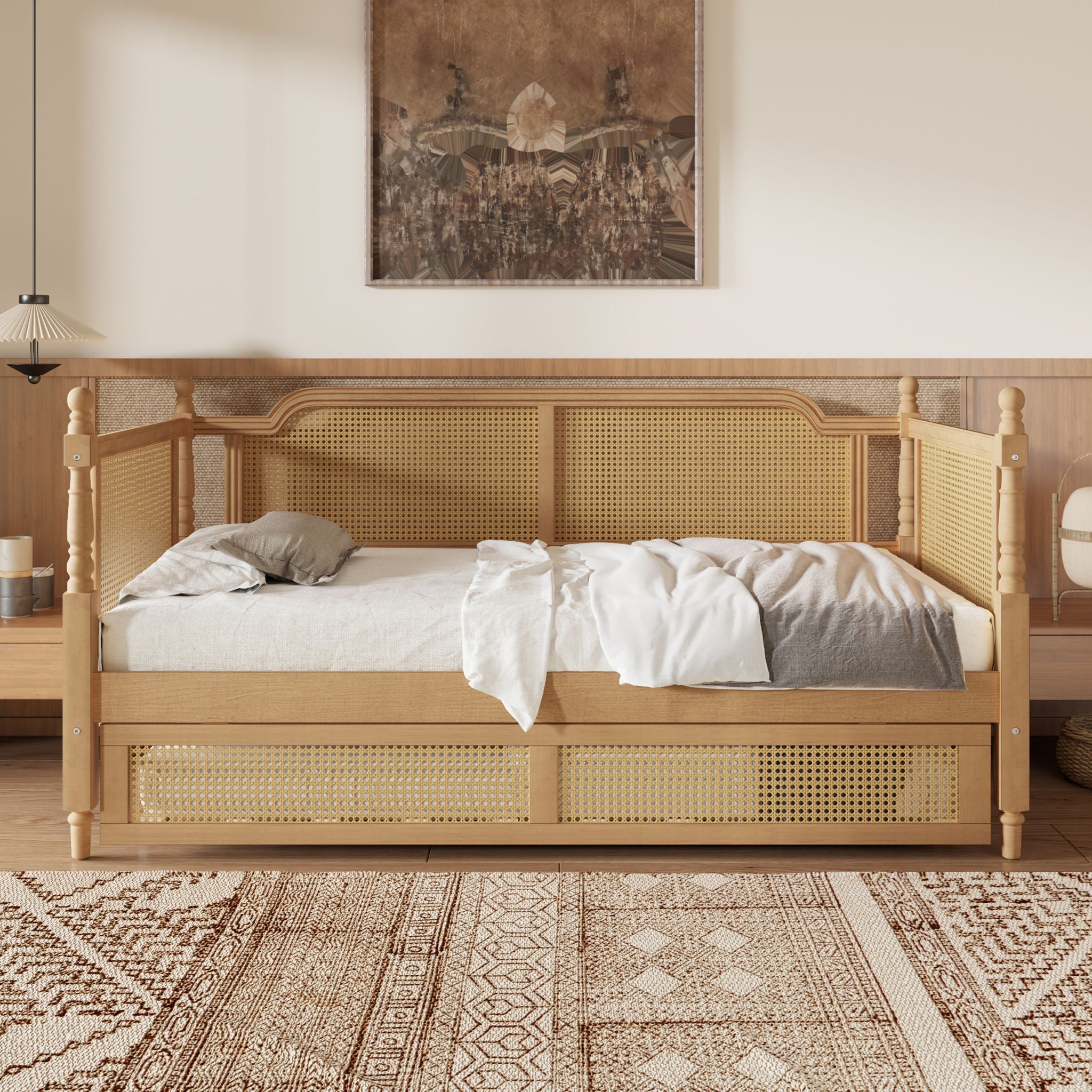 Traditional Style Daybed With Trundle by HouseOfZazla