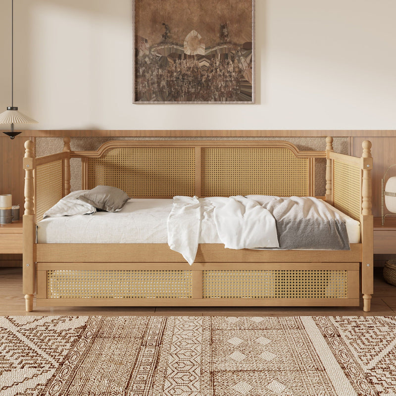 Traditional Style Daybed With Trundle by HouseOfZazla