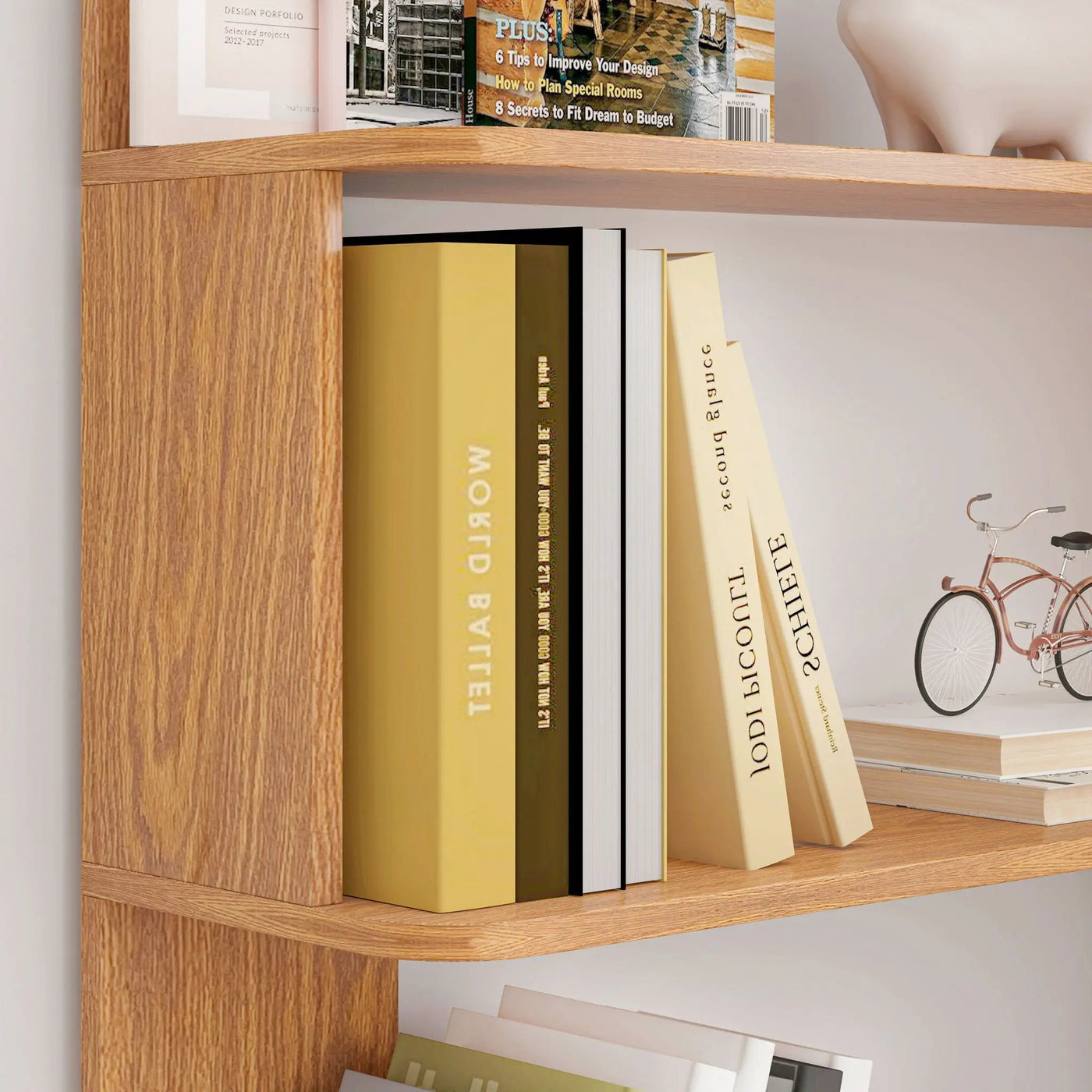 L-Shaped Design Corner Bookshelf by HouseOfZazla