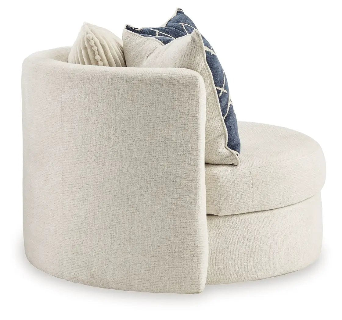 Padova - Swivel Accent Chair - Ivory by Unique Piece Furniture