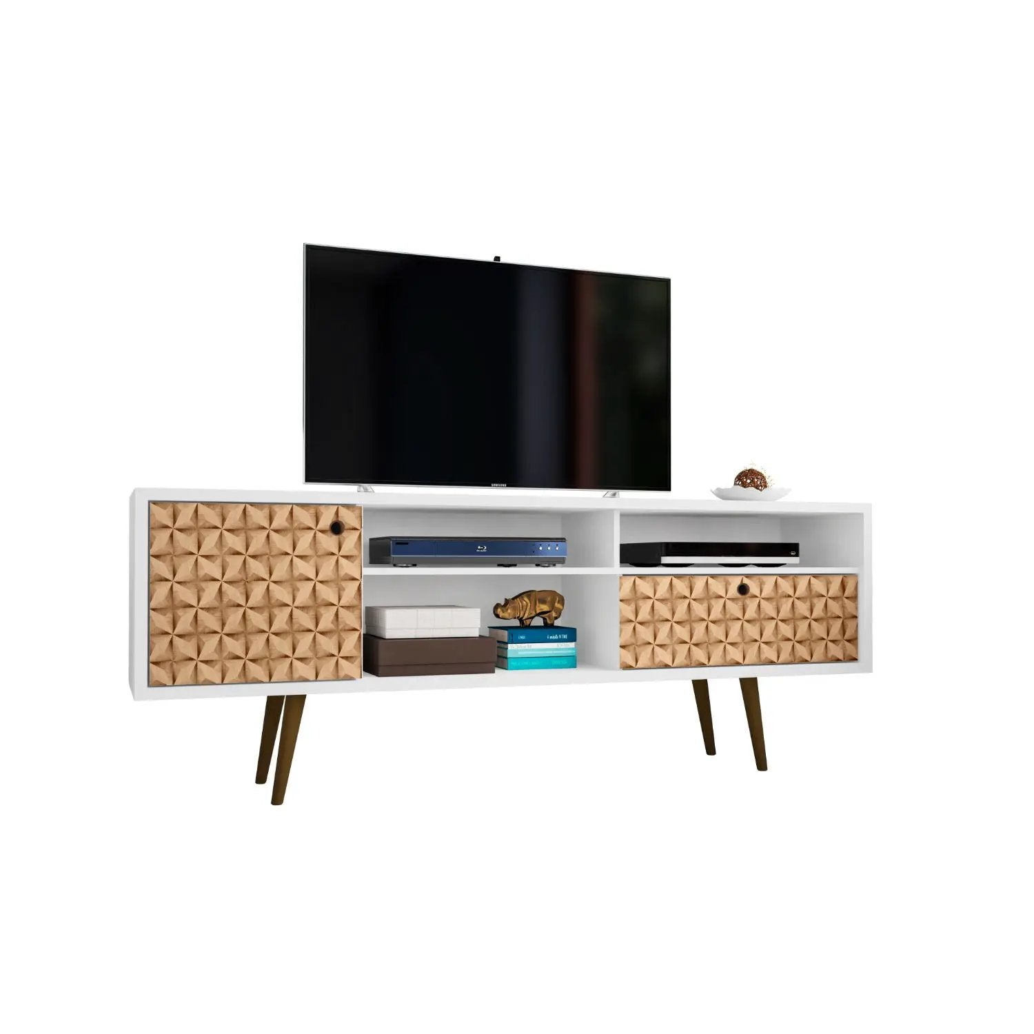 Liberty - TV Stand With 3 Open Shelves by HouseOfZazla