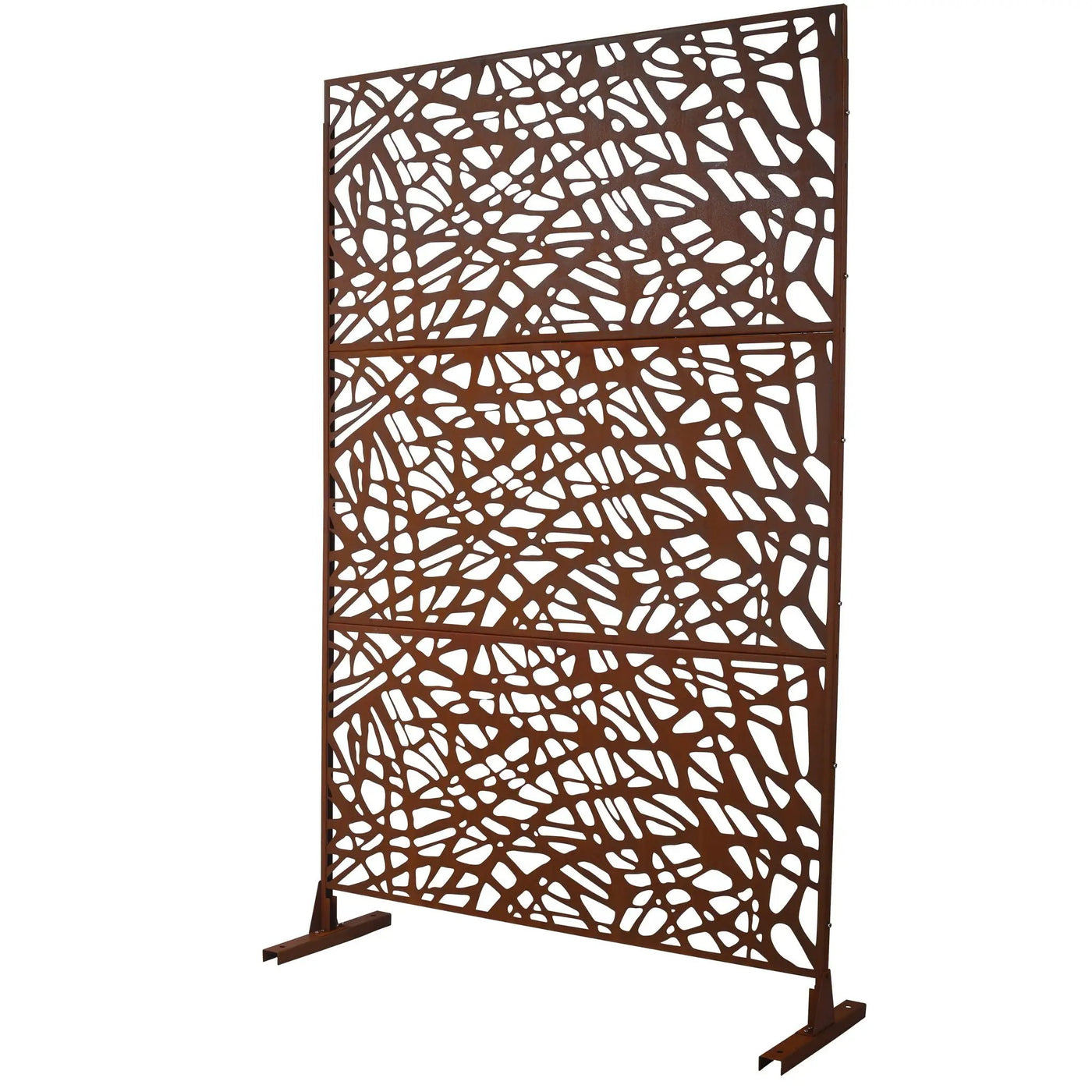 Outdoor & Indoor Freestanding Decorative Privacy Screen by HouseOfZazla