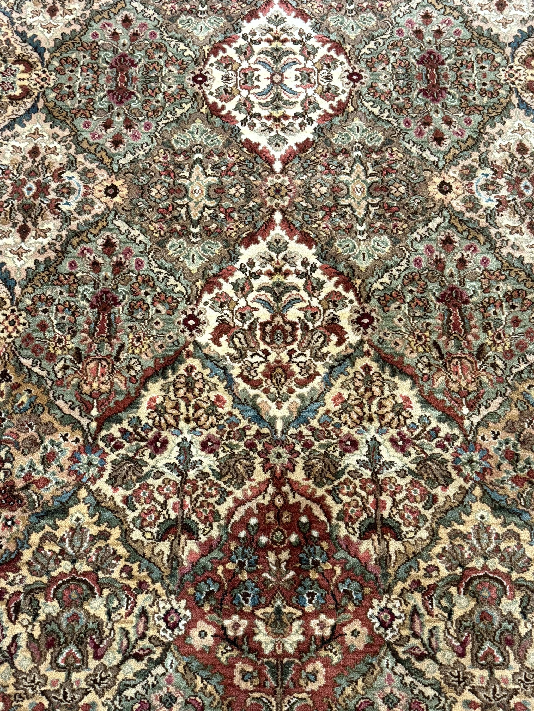 10x14 Karastan Empress Kirman Rug #700/719, Vintage Wool Discontinued Karastan by Jewel Rugs
