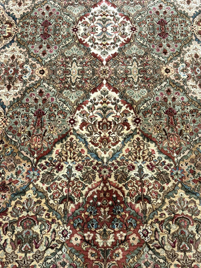 10x14 Karastan Empress Kirman Rug #700/719, Vintage Wool Discontinued Karastan by Jewel Rugs